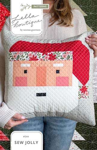 Sew jolly Santa Pillow Lella Boutquie