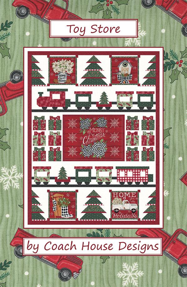 Toy Store - 50 x 66 lap quilt - by Coach House Designs CHD-2035