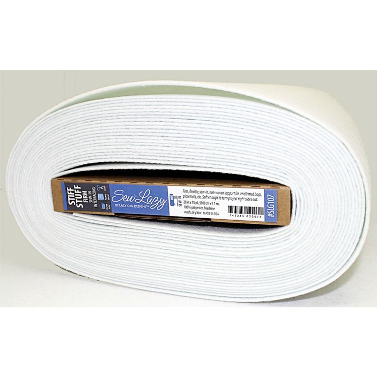 Sew Lazy Stiff Stuff Firm Sew-in Interfacing 20in SLG107
