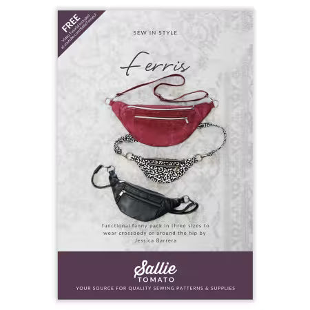Ferris - fanny pack in three sizes - by Sallie Tomato LST133