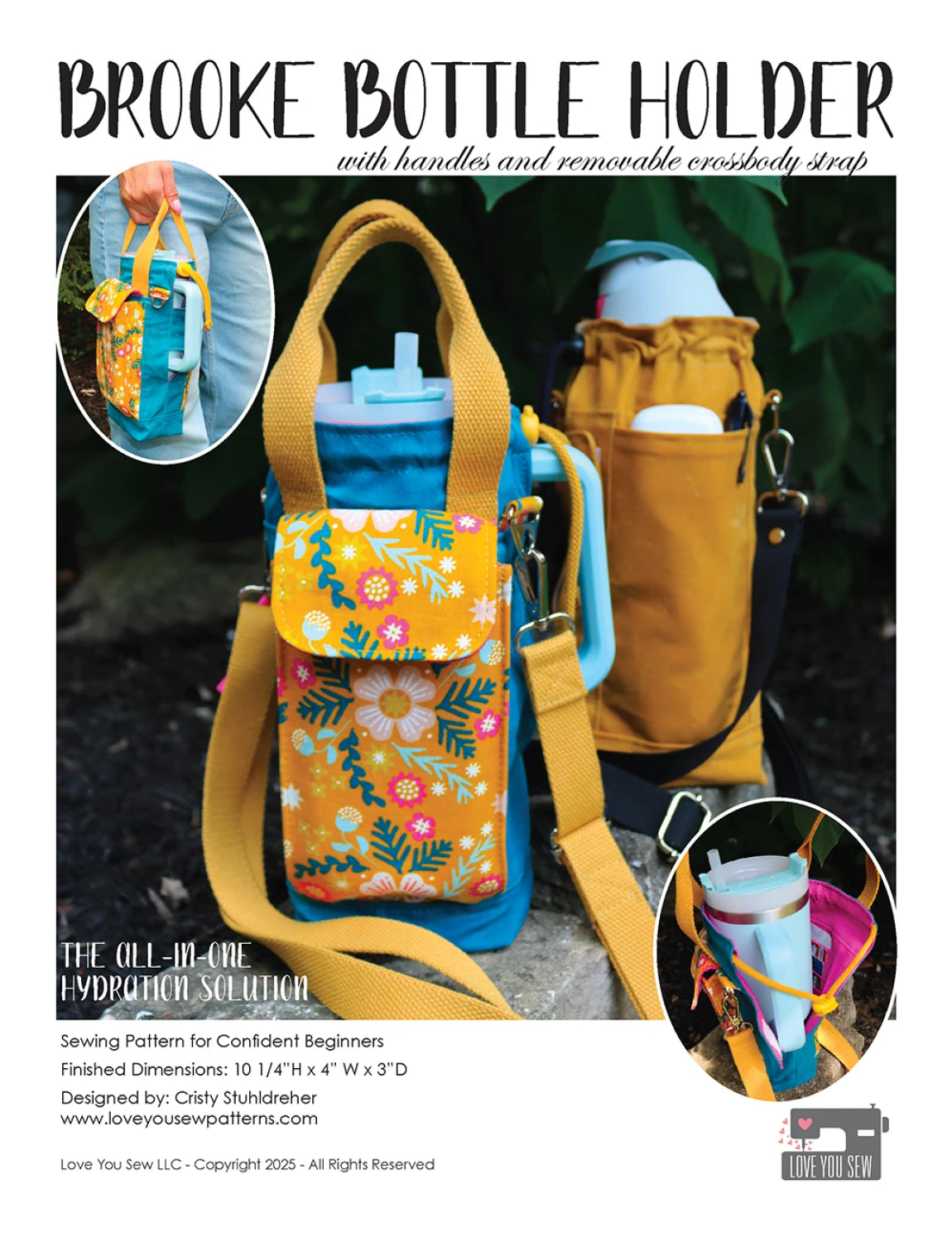 Brooke Bottle Holder Sewing Pattern - Love you Sew