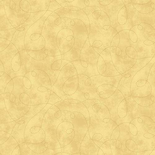 Honeycomb Garden - Buzzing - Yellow - bee trails on yellow