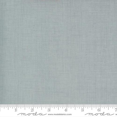 French General Solids - Ciel Blue - pale blue - linen texture