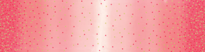 Ombre Confetti Metallic - Metallic Dots - Popsicle Pink Pink by V and Co.