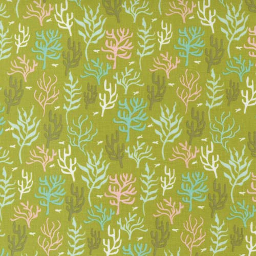 The Sea And Me - Seaweed - Kelp green - colored seaweed on green