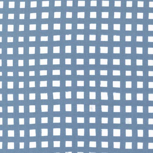 Marigold - Paint Check - Cornflower - blue & white check - Aneela Hoey