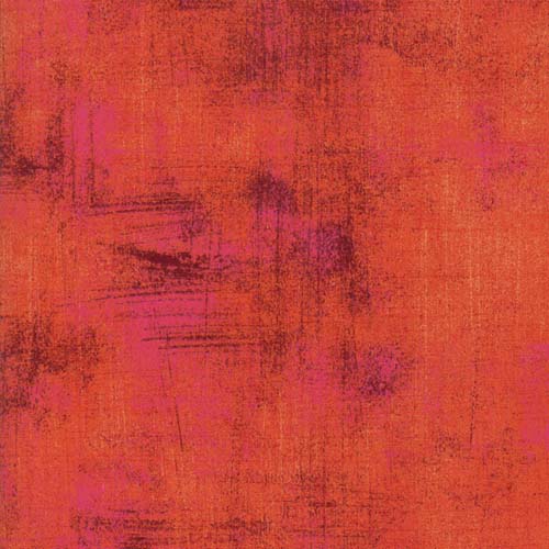 Grunge Basics - Cinnabar dark orange with hot pink by BasicGrey
