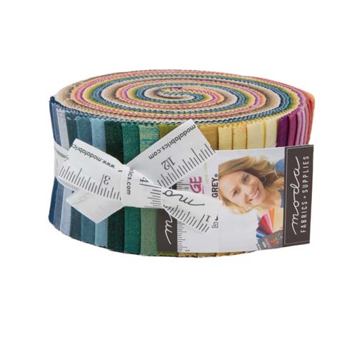 Grunge Basics New - Jelly Roll - 42 Strips - 2 1/2 Inches Wide by BasicGrey