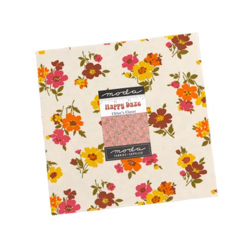 Happy Daze Layer Cake - 42 assorted pieces - 10 x 10