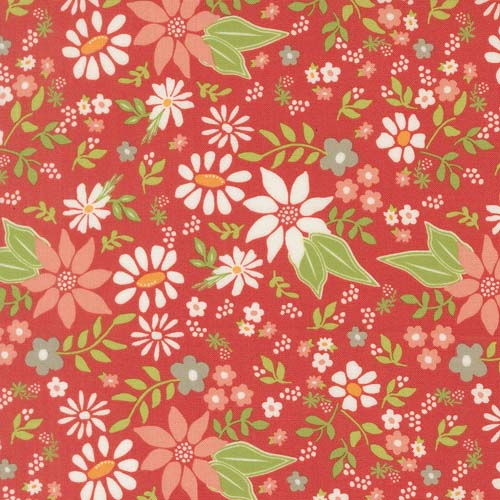 Poinsettia and Pear - Poisettia - Geranium