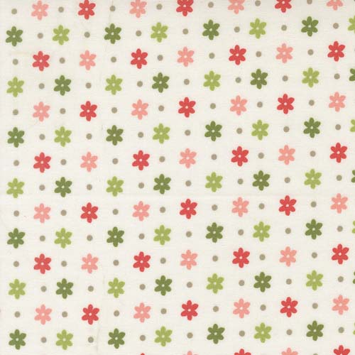 Poinsettia and Pear - Daisy Dot - Cloud