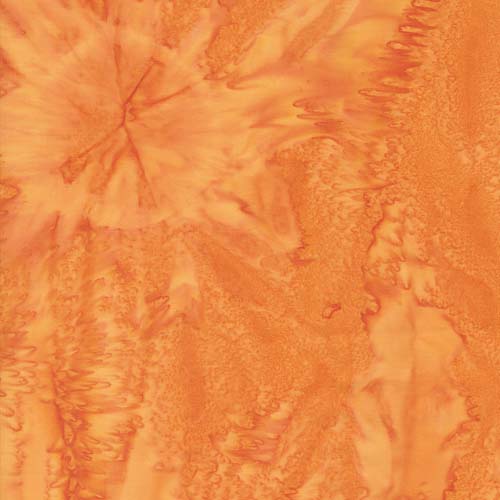 Echo Batiks - Marble - Tangerine - orange marble