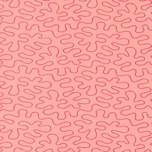 Rainbow Sherbet - Stipple Ripple - Strawberry - stipple on coral