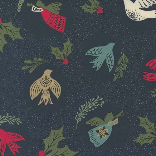 Good News Great Joy - Hark - Midnight - doves & angels on dark blue
