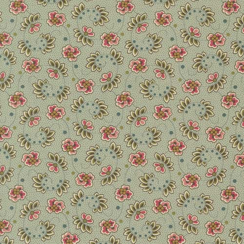 Collections For A Cause Unity- Waltz Florals - Robin's Egg- flowers & vines on