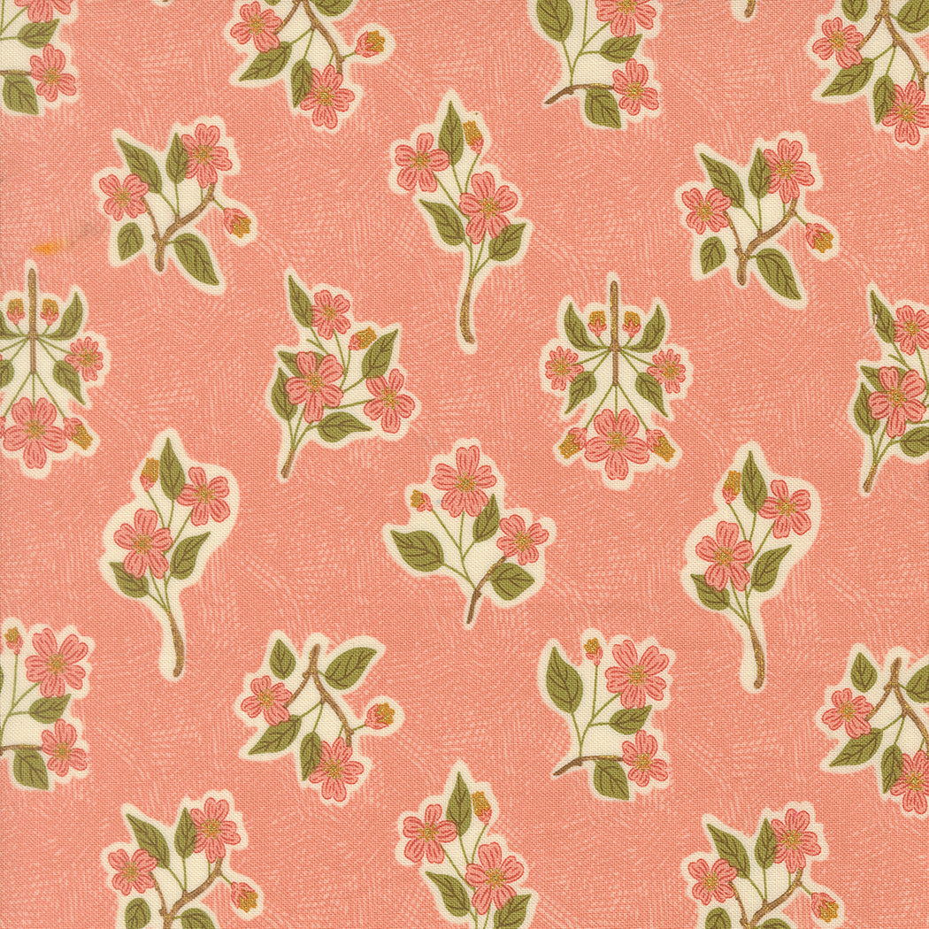 Ladybug Whimsy Metallic - Apple Blossoms - Zinnia