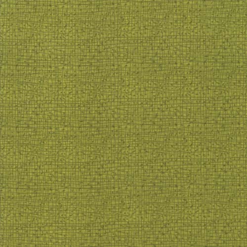 Thatched - Sprig -green crosshatch on light green