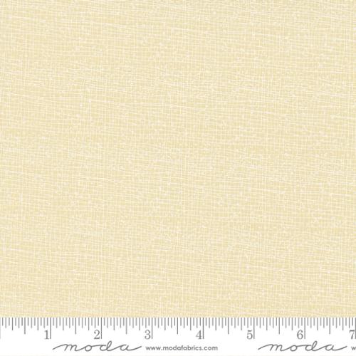 Thatched - Buttermilk - tone on tone cream crosshatch