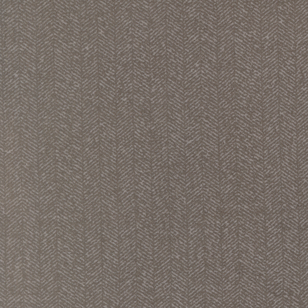 Flannel Gatherings Basics - Herringbone - Titanium