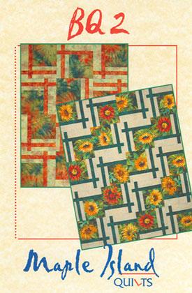 BQ2 Maple Island Quilts - includes 2 block sizes & 2 quilt sizes for both