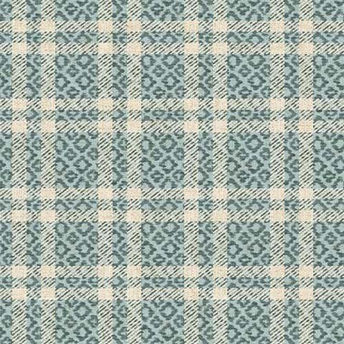Welcome to the Cabin - Cozy Plaid - Blue - blue and cream plaid