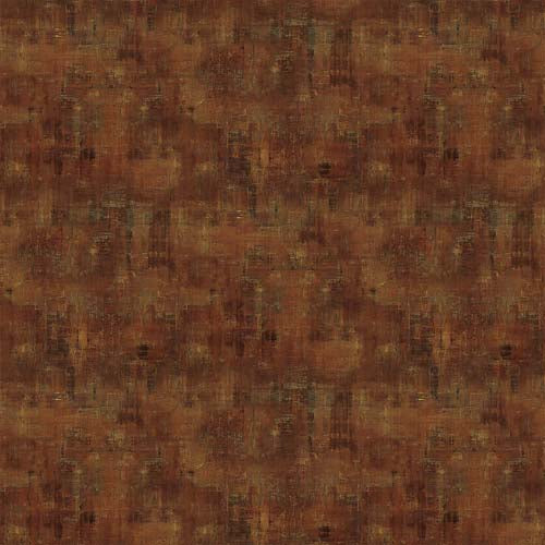 Stallion - Painted Canvas - Dark Sienna - brown & rust brush texture