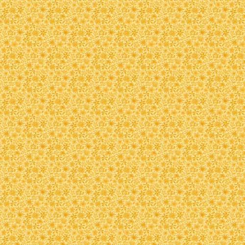 Hide and Seek - Tonal Flowers- Gold - yellow floral tone on tone