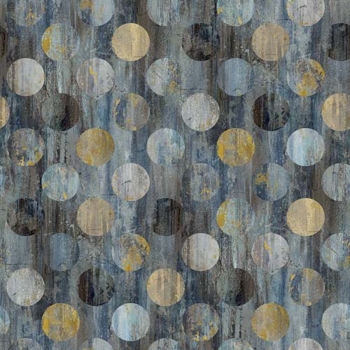 Pedigree - Big Dots - Charcoal/Multi - large dots on dark gray/blue