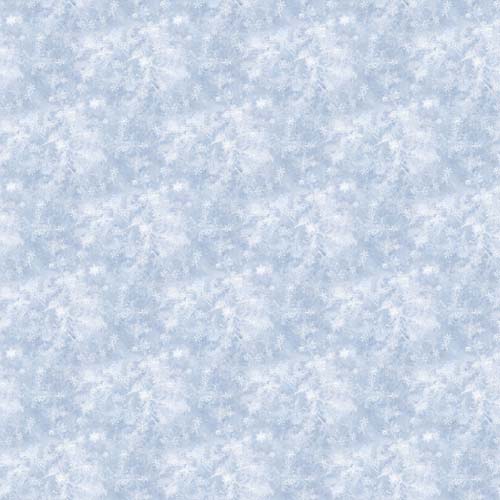 Flannel - Little Donkey's Christmas - Flurries - Blue- tiny white flakes on blue