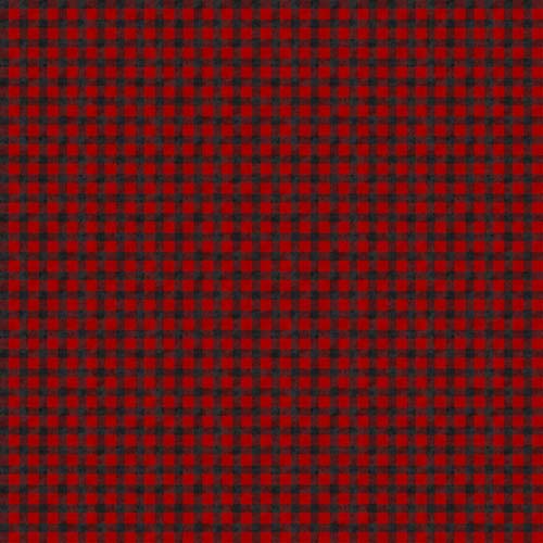 Flannel - Cozy Up - Plaid - Red/Black - red & black plaid