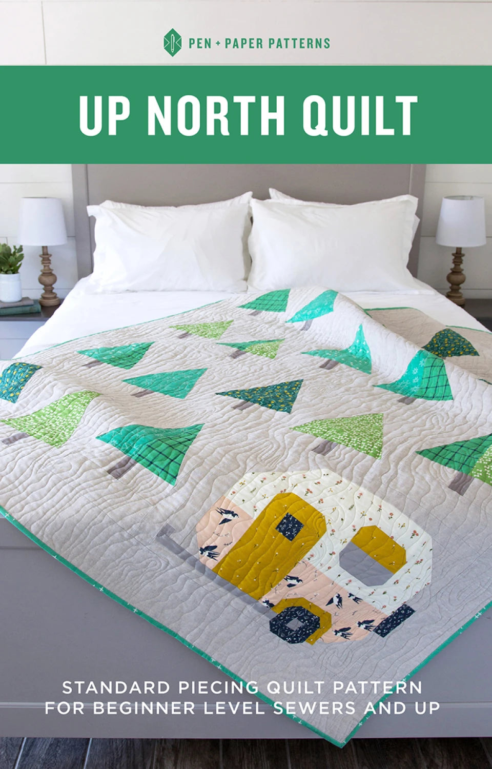 Up North Quilt - 59.5 x 68.75standard piecing -by pen and paper