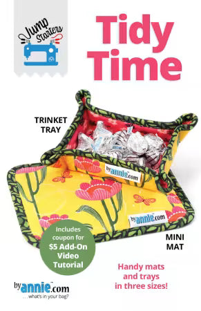 Tidy Time - Jump starter pattern byAnnie.com - PBA311-JS