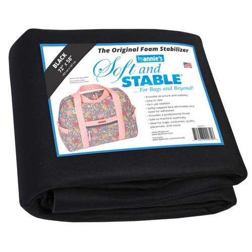 Soft and Stable - for bags & beyond - Black - 72 x 58 - PBASS1072