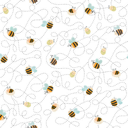 Bee My Baby - Buzzy Bee's - White