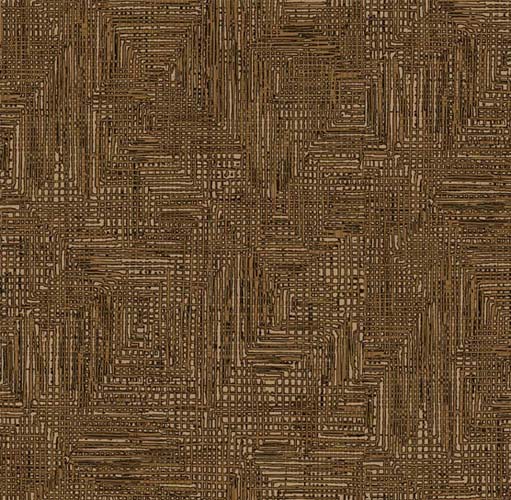 108" Wide Back - Grass Roots - Brown - brown geometric print on brown