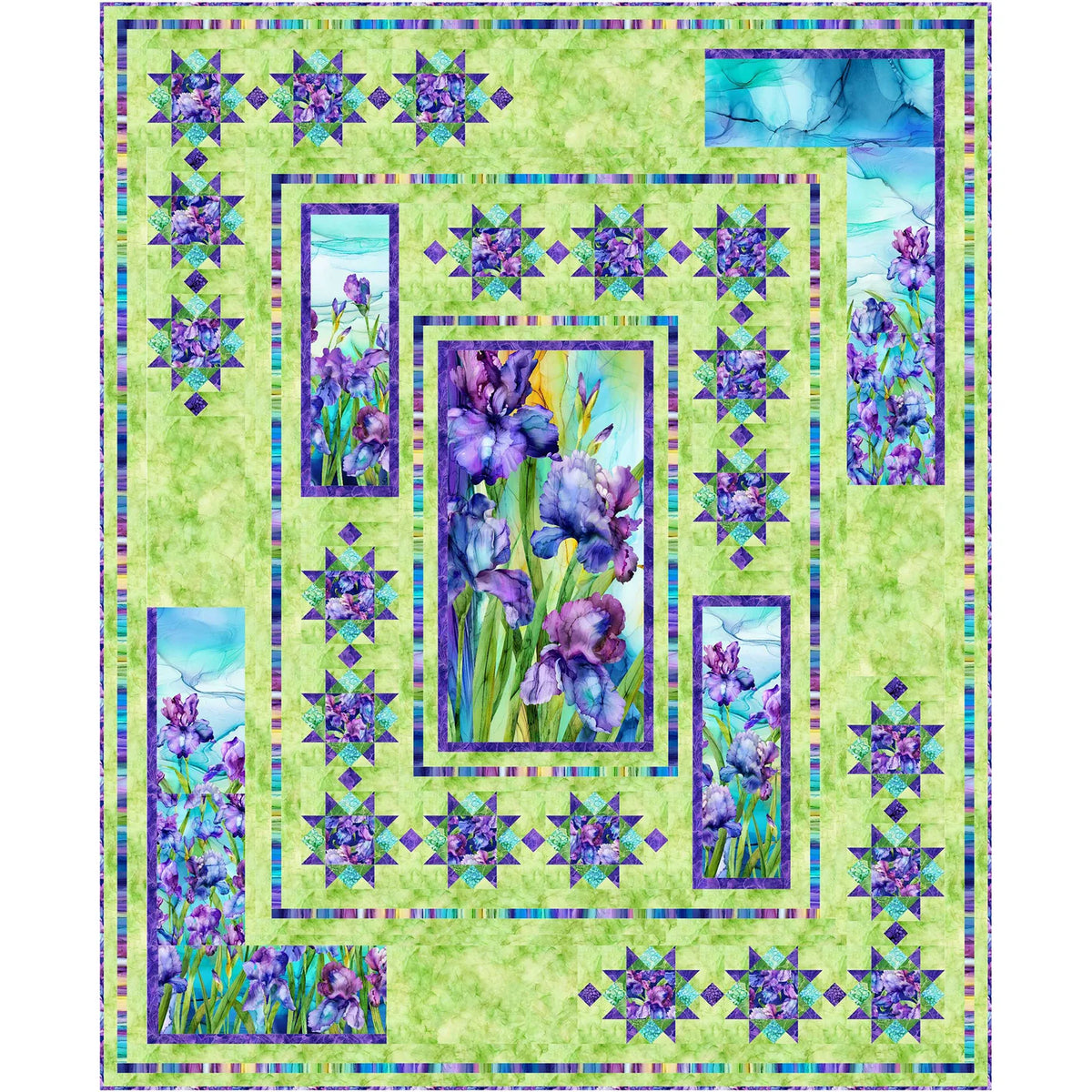 Stella Flora Quilt Pattern by Patti Carey