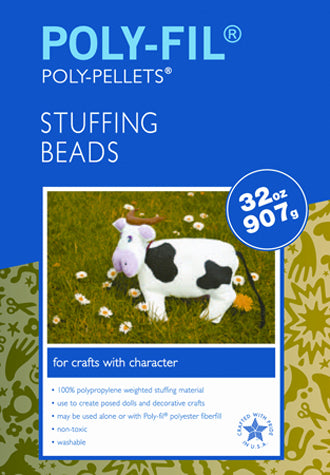 Quick Craft Weighted Craft Beads-Poly-fil Poly-pellets 32oz PP2B PP212 STUF