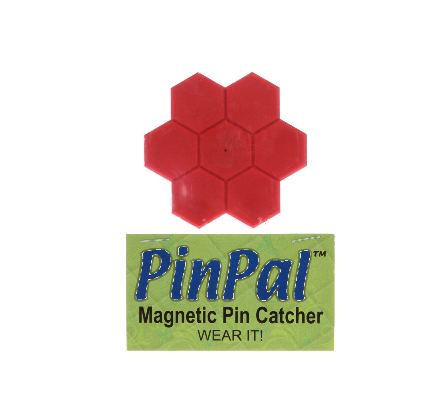 Pin Pal Magnetic Pin Catcher - english flower garden - red - Stitchin' Tree