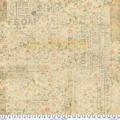 Foundations - Camden - Multi - floral & faded test - Tim Holtz