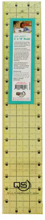 Quilters Select - 3 x 18" - non slip ruler - QS-RUL3X18