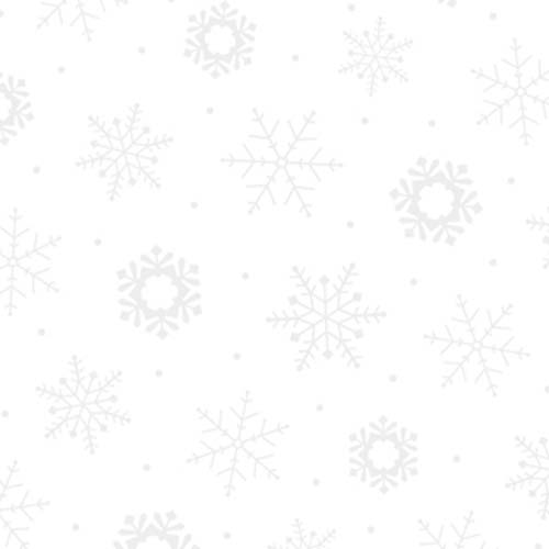 Quilting Illusions - Snowflake - White - white on white snowflakes