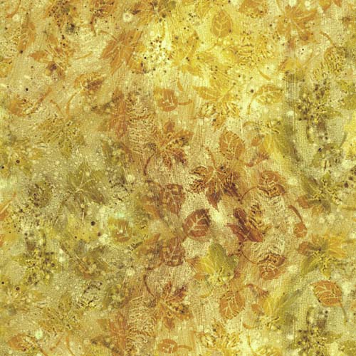 Flourish - Stucco Leaf - Gold - Leaves in yellows, gold & brown