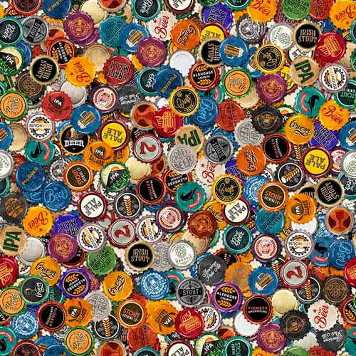 Brewmaster - Bottle Caps - Multi - packed colorful beer caps