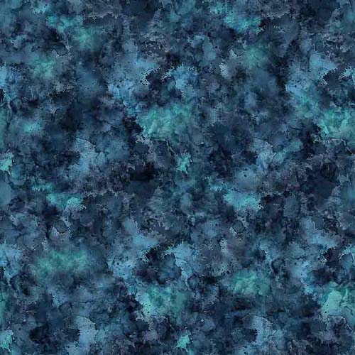 Serenity - Mottled Blender - Navy - dark blue blender