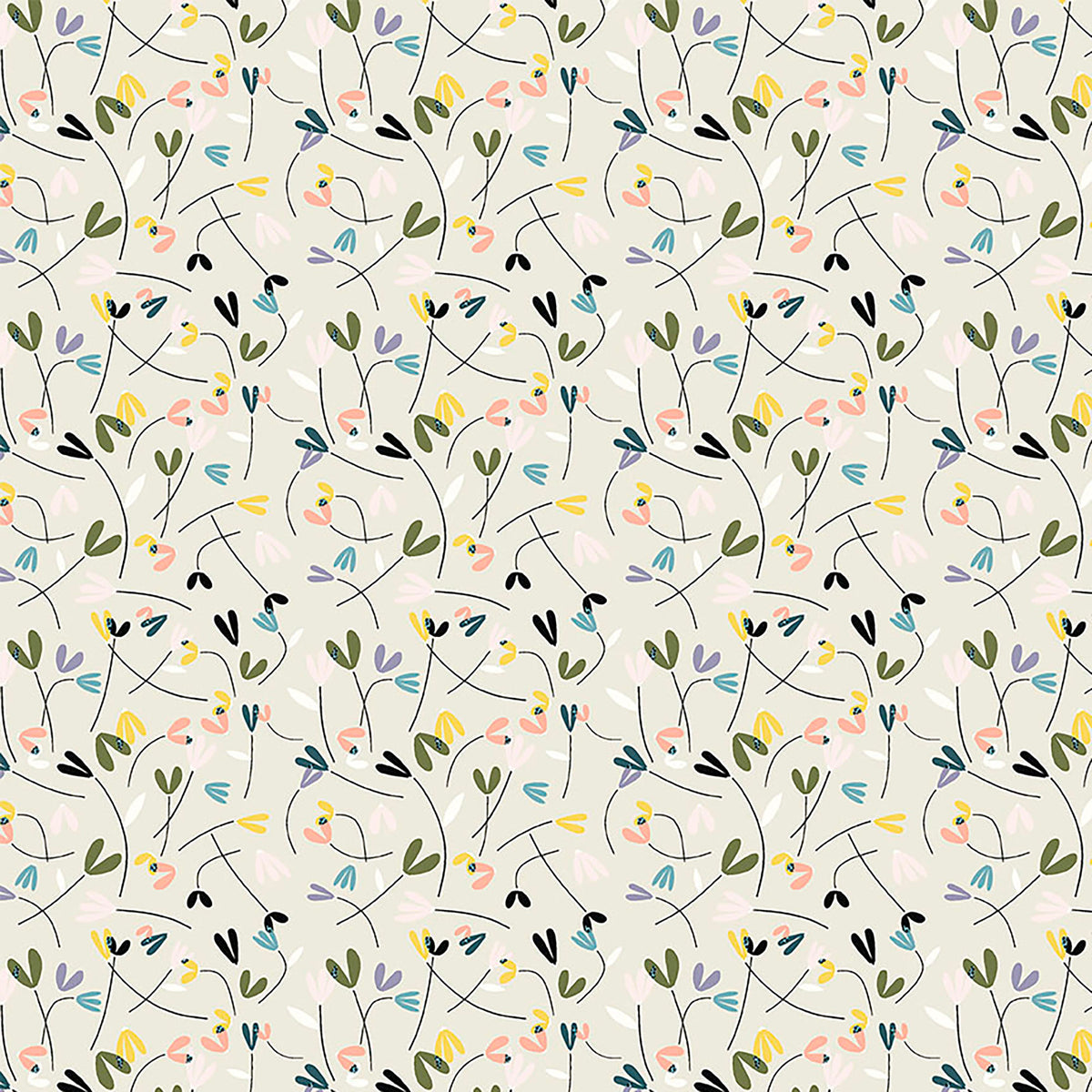 Zest & Bloom - Blossom Scatter - Light Gray