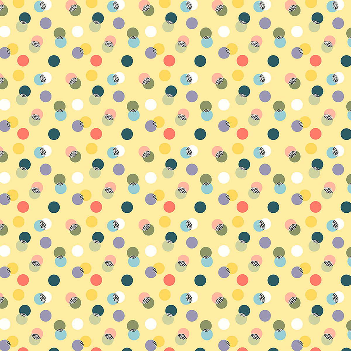 Zest & Bloom - Celebration Dots - Light Yellow