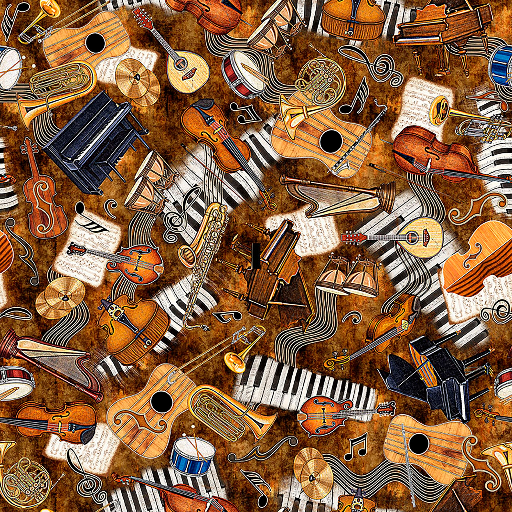 Vivace - Musical Instruments Toss - Brown