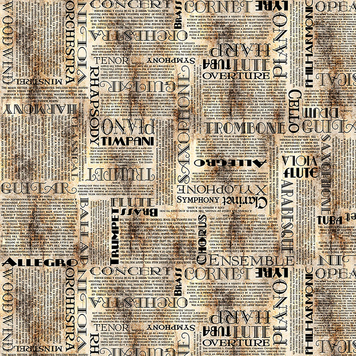 Vivace - Music Text - Parchment
