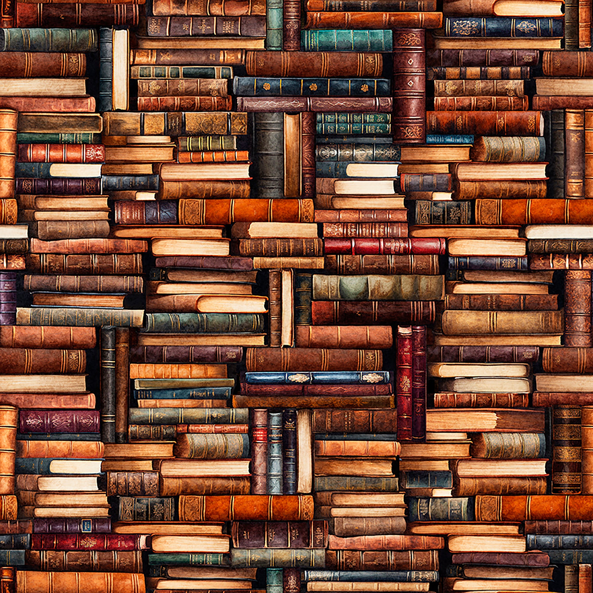 Book Club - Stacked Books - Multi