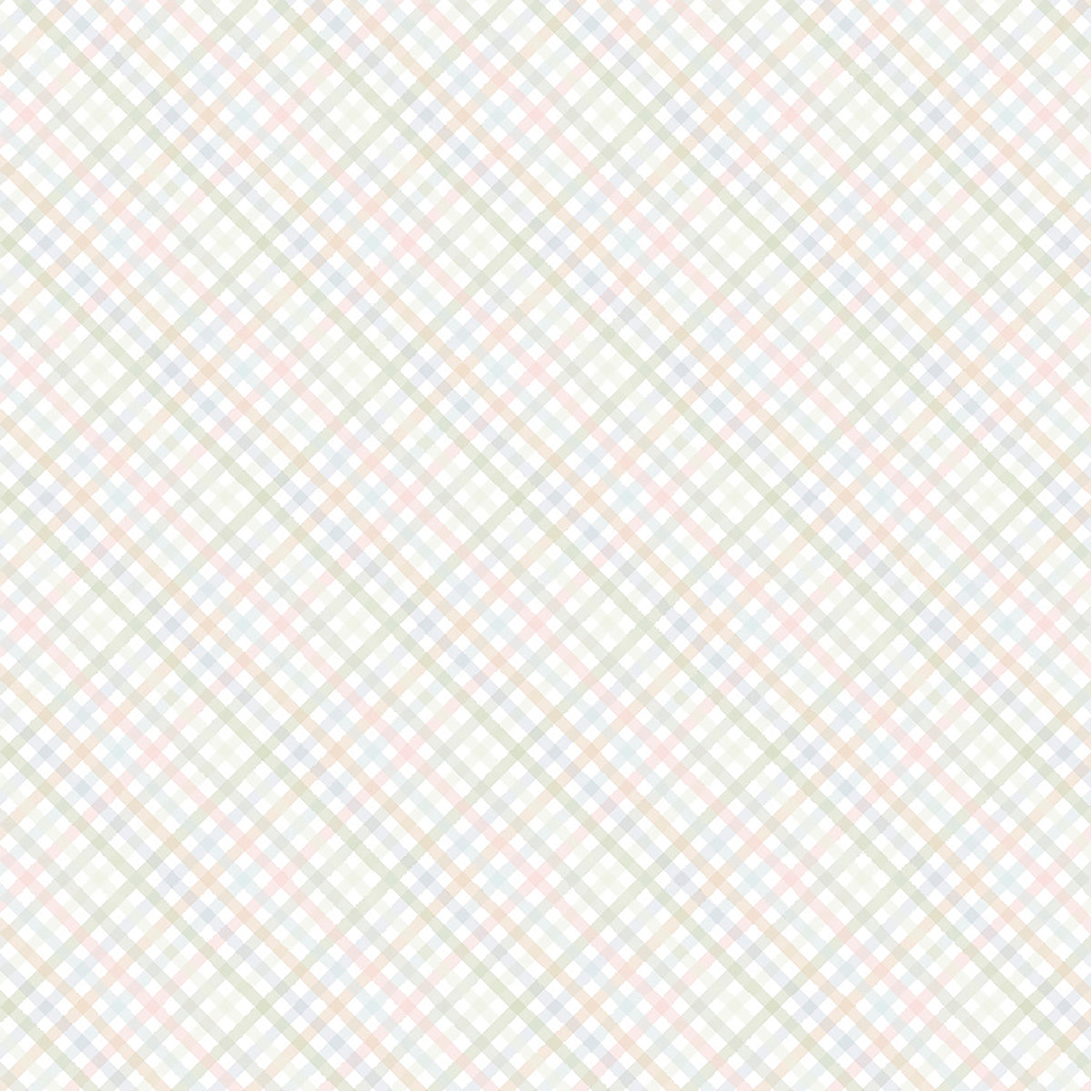Patchwork Pastures - Diagonal Plaid - Multi